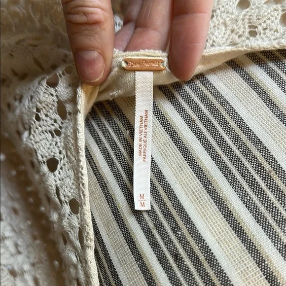 Cream Knit Dress- Vintage Free People - Picture 5 of 5